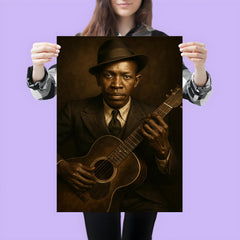 Robert Johnson portrait poster 3