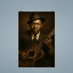 Robert Johnson portrait poster 9