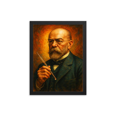 Robert Koch framed print on a plain backdrop in size 12"x16".