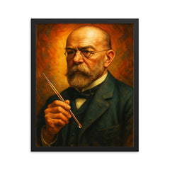 Robert Koch framed print on a plain backdrop in size 16"x20".