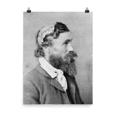 Robert McGee Scalped by Sioux Indians, 1890 poster on a plain backdrop in size 8"x10".