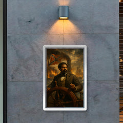 Robert Smalls commandeering the Confederate ship poster 2