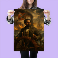 Robert Smalls commandeering the Confederate ship poster 3