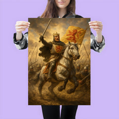 Robert the Bruce at Bannockburn charge poster 3