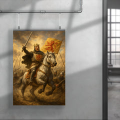 Robert the Bruce at Bannockburn charge poster 4