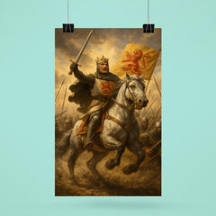 Robert the Bruce at Bannockburn charge poster 6