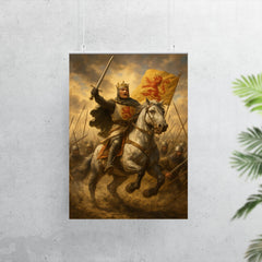 Robert the Bruce at Bannockburn charge poster 7