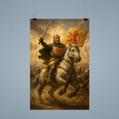 Robert the Bruce at Bannockburn charge poster 9