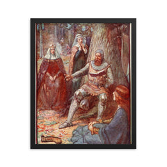 Robert the Bruce framed print on a plain backdrop in size 16"x20".