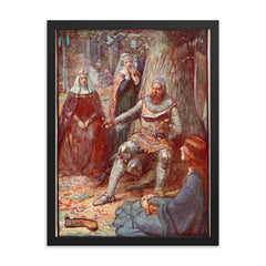 Robert the Bruce framed print on a plain backdrop in size 18"x24".