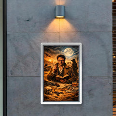 Roberto Bolano desert poet detective tableau poster 2
