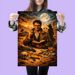 Roberto Bolano desert poet detective tableau poster 3