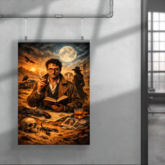 Roberto Bolano desert poet detective tableau poster 4