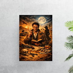 Roberto Bolano desert poet detective tableau poster 7
