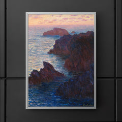 Rocks at Belle-Île by Claude Monet poster 5
