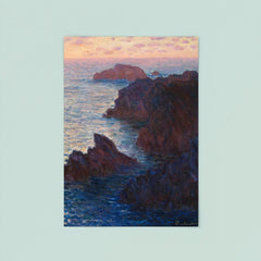Rocks at Belle-Île by Claude Monet poster 8