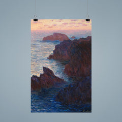 Rocks at Belle-Île by Claude Monet poster 9