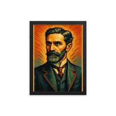 Roger Casement framed print on a plain backdrop in size 12"x16".