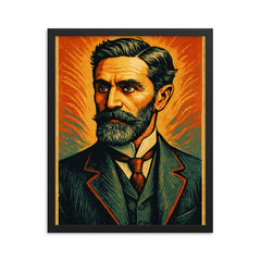 Roger Casement framed print on a plain backdrop in size 16"x20".