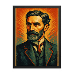 Roger Casement framed print on a plain backdrop in size 18"x24".