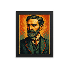 Roger Casement framed print on a plain backdrop in size 8"x10".