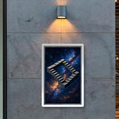 Roger Penrose impossible staircase cosmos poster 2