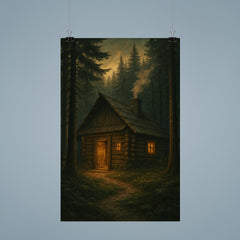 Roman Shukhevych clandestine forest headquarters poster 9