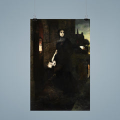 Romantic Scene by Ferdinand Keller poster 9