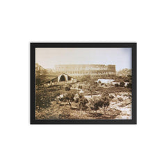 Rome Becomes the Capital of the Kingdom of Italy, 1871 framed print on a plain backdrop in size 12"x16".