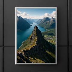 Romsdalseggen Ridge over Andalsnes Norway poster 5