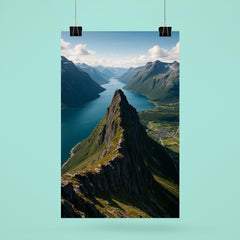 Romsdalseggen Ridge over Andalsnes Norway poster 6