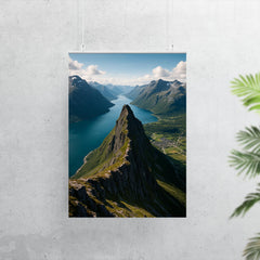 Romsdalseggen Ridge over Andalsnes Norway poster 7