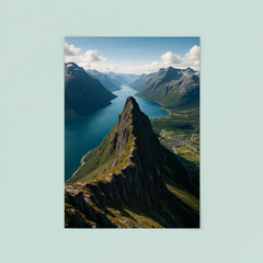 Romsdalseggen Ridge over Andalsnes Norway poster 8