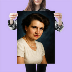 Rosalind Franklin portrait poster 3