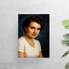 Rosalind Franklin portrait poster 7