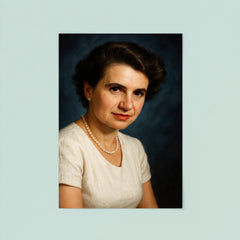 Rosalind Franklin portrait poster 8