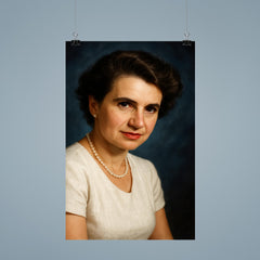 Rosalind Franklin portrait poster 9