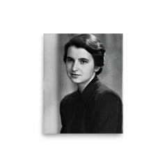 Rosalind Franklin poster on a plain backdrop in size 8"x10".