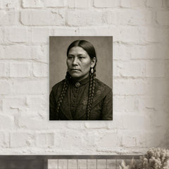 Rose Weahkee metal print mockup