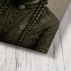 Rose Weahkee metal print mockup