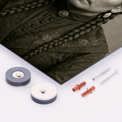 Rose Weahkee metal print mockup