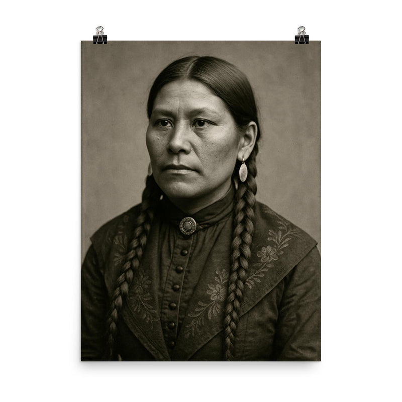 Rose Weahkee poster on a plain backdrop in size 8