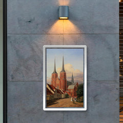 Roskilde Cathedral, Denmark, by Jørgen Roed, 1830s poster 2