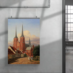 Roskilde Cathedral, Denmark, by Jørgen Roed, 1830s poster 4