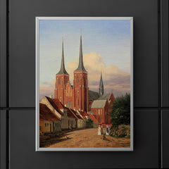 Roskilde Cathedral, Denmark, by Jørgen Roed, 1830s poster 5