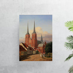 Roskilde Cathedral, Denmark, by Jørgen Roed, 1830s poster 7