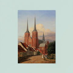 Roskilde Cathedral, Denmark, by Jørgen Roed, 1830s poster 8