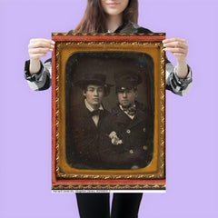 Rosy-Cheeked Pals, 1855 poster 3