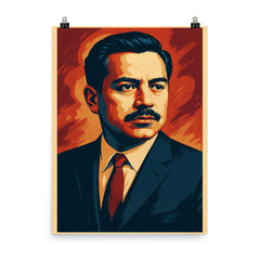 Ruben Salazar poster on a plain backdrop in size 8"x10".