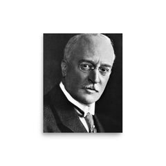 Rudolf Diesel poster on a plain backdrop in size 8"x10".